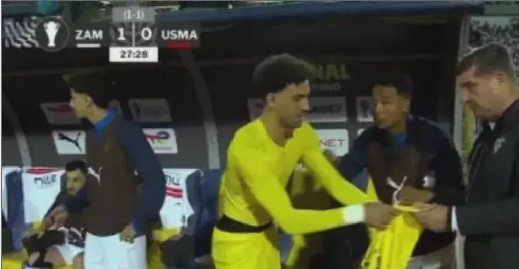 المهدى سليمان يغادر مباراة الزمالك واتحاد العاصمة مصابا ودخول محمد عوا