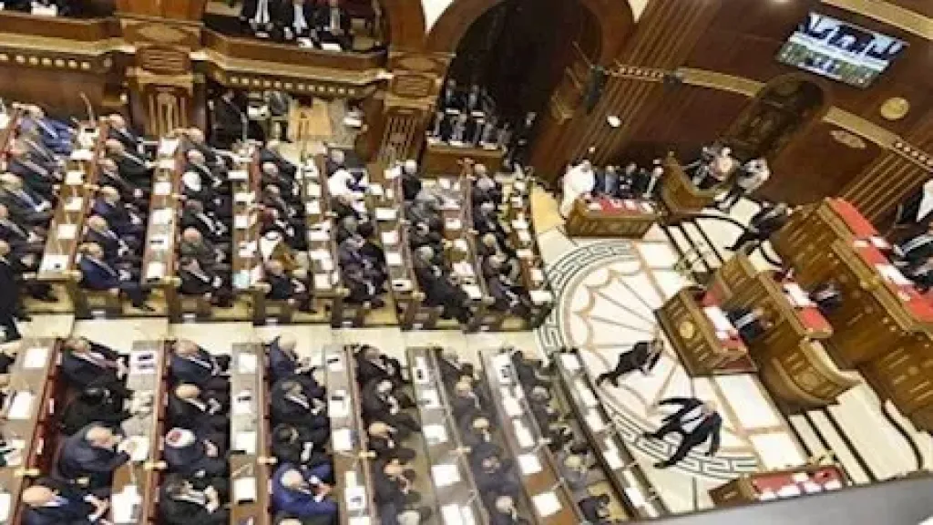 نجوم الفن في مجلس الشيوخ لمناقشة ”الأداء العلني”