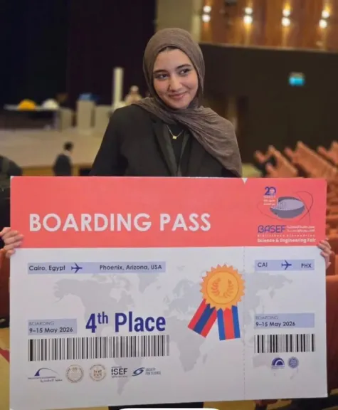 الطالبة مريم السنباطي.. عبقرية مصرية تتوج عالمياً في ISEF 2026