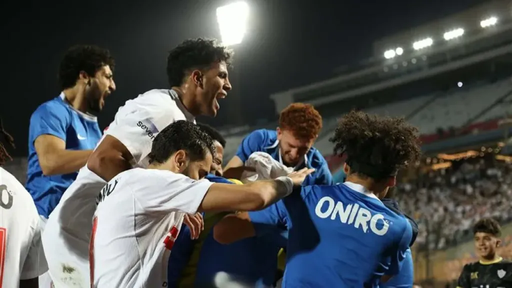 ليلة حسم الدوري، شاهد فرحة لاعبي وجماهير الزمالك بالهدف الأول أمام سيراميكا