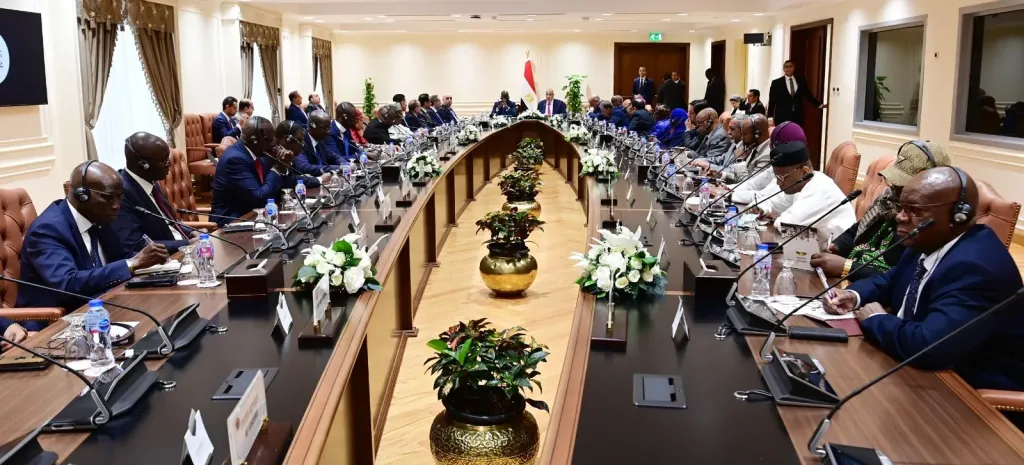 المستشار هشام بدوي يلتقي كل من رئيس البرلمان السنغالي وسفراء الدول الأفريقية في مصر في إطار الاحتفال بيوم أفريقيا