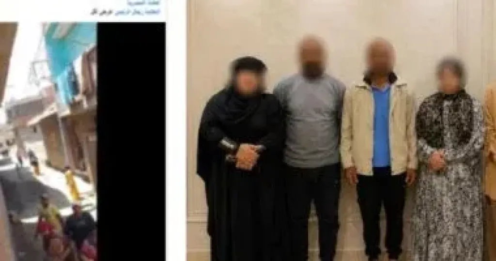 فيديو ليلة الرعب بسب الخلاف على الجيرة يشعل السوشيال ميديا