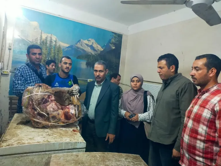 محافظ أسيوط: ضبط مخزن غير مرخص بداخله 3 أطنان لحوم ودواجن وأسماك غير صالحة
