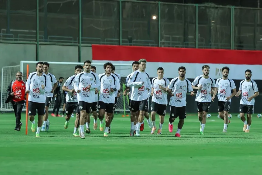 المنتخب المصري يخوض تدريبه الثاني بمركز المنتخبات الوطنية استعدادًا لكأس العالم