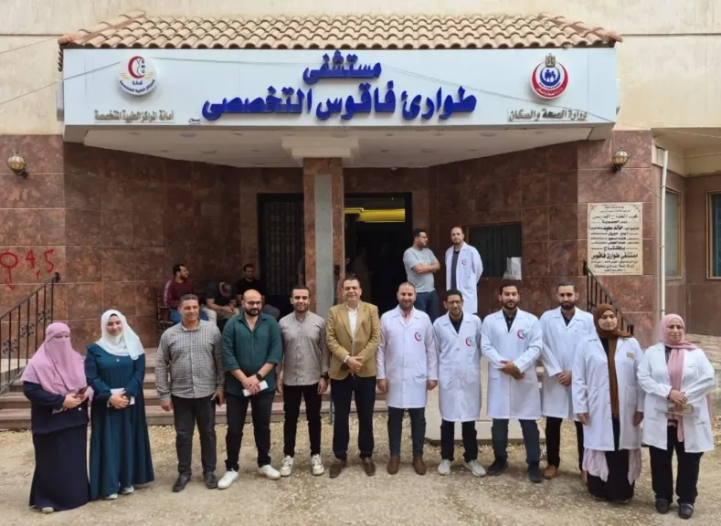 النجار فى زيارة مفاجئة لطوارئ فاقوس بمحافظة الشرقية