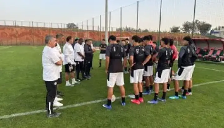 منتخب الناشئين يختتم استعداداته لمواجهة تنزانيا في نصف نهائي أمم أفريقيا غداً