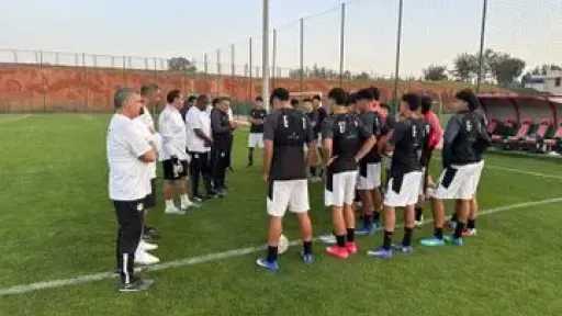 منتخب الناشئين يختتم استعداداته لمواجهة تنزانيا في نصف نهائي أمم أفريقيا غداً
