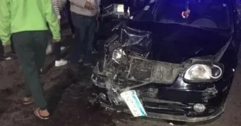 إصابة عريس وعروسة فى حادث تصادم بالمنوفية