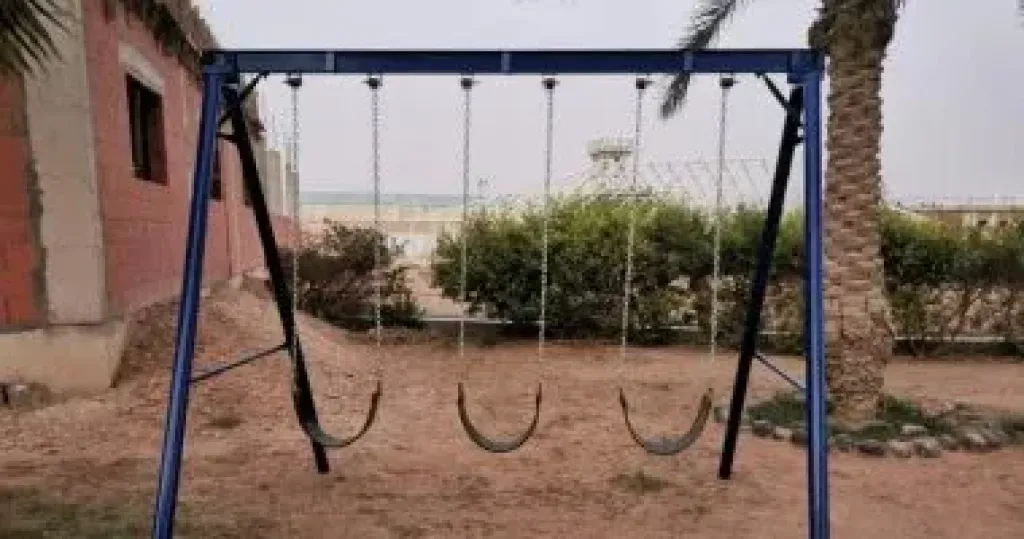 مصرع طفلة سقطت من أعلى مرجيحة بالمحلة
