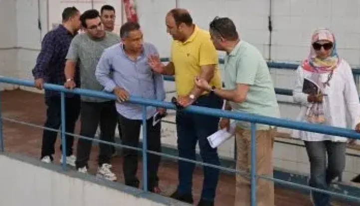 رئيس مياه الجيزة يتفقد محطات وروافع الصرف الصحى بكرداسة ومنشأة القناطر