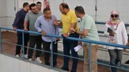 رئيس مياه الجيزة يتفقد محطات وروافع الصرف الصحى بكرداسة ومنشأة القناطر