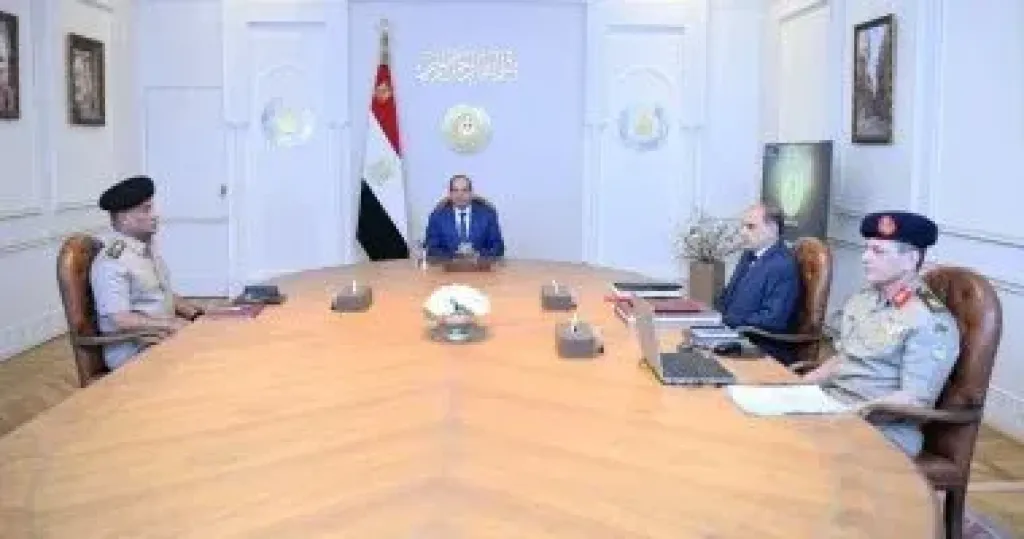 الرئيس السيسى يؤكد أهمية سرعة تنفيذ المراحل المختلفة للمشروعات القومية