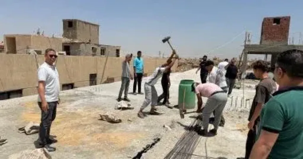 حملات مكثفة بهضبة الأهرام لإزالة المخالفات ورفع الإشغالات ومتابعة النظافة