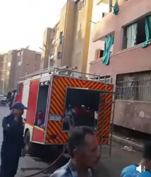 السيطرة على حريق محدود أمام كلية الآداب بأسيوط