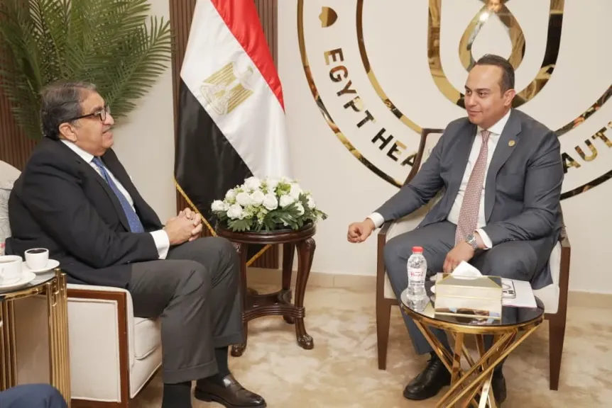 رئيس هيئة الرعاية الصحية يلتقي رئيس مجلس إدارة  مجموعة e-Finance للاستثمار لبحث سبل التعاون بين الطرفين