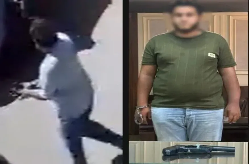 سقوط المتهم بإشهار خرطوش داخل سوق بالدقهلية