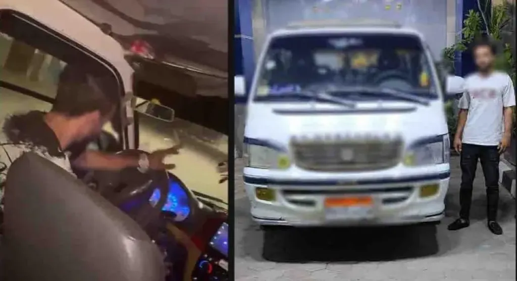 مشهد مرعب داخل ميكروباص بالفيوم.. القبض على سائق ميكروباص قاد تحت تأثير المخدرات