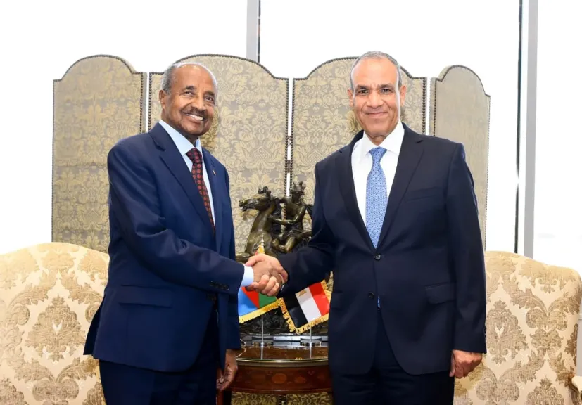 وزير الخارجية يستقبل نظيره الإريتري ويبحثان تعزيز الشراكة الاستراتيجية والتنسيق إزاء القضايا الإقليمية |صور