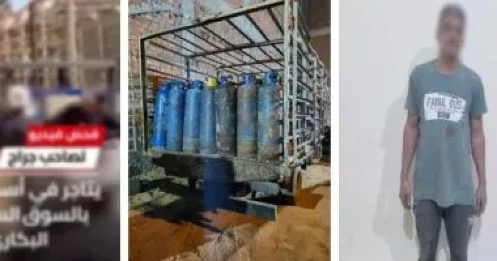 ضبط شخص يبيع أسطوانات بوتاجاز دون تصريح وبسعر مرتفع