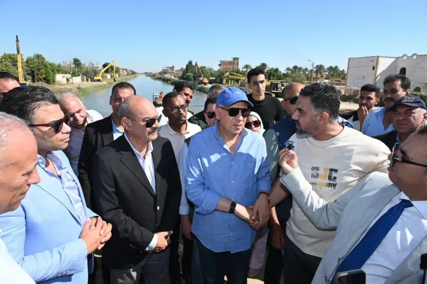 وزير الري يتفقد حالة المنظومة المائية بمحافظة الإسماعيلية