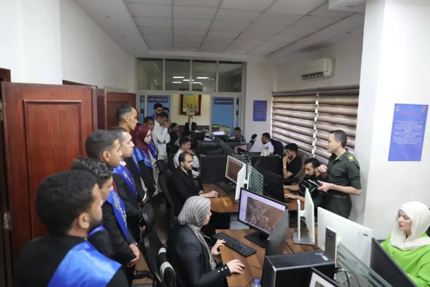 جامعة بنها تنظم زيارة ميدانية لطلابها لإدارة المساحة العسكرية لتعزيز الوعي بالمشروعات القومية