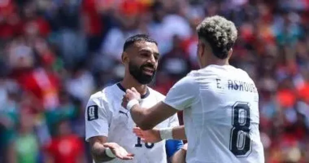 منتخب مصر يتقدم على بلجيكا بهدف إمام عاشور فى الشوط الأول بكأس العالم
