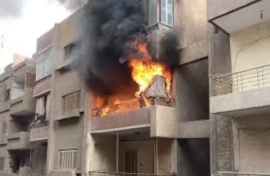 إخماد حريق داخل منزل فى مصر القديمة دون إصابات