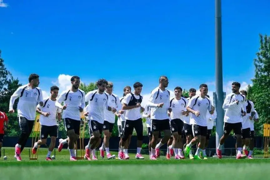 منتخب مصر يتدرب على ملعب جامعة جونزاجا استعدادًا لمواجهة نيوزيلندا