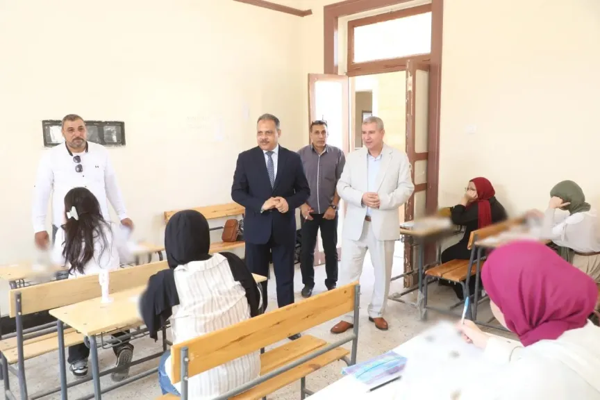 محافظ الشرقية يتفقد لجان الثانوية العامة بمدرسة أحمد عرابي العسكرية ويطمئن على انتظام الامتحانات