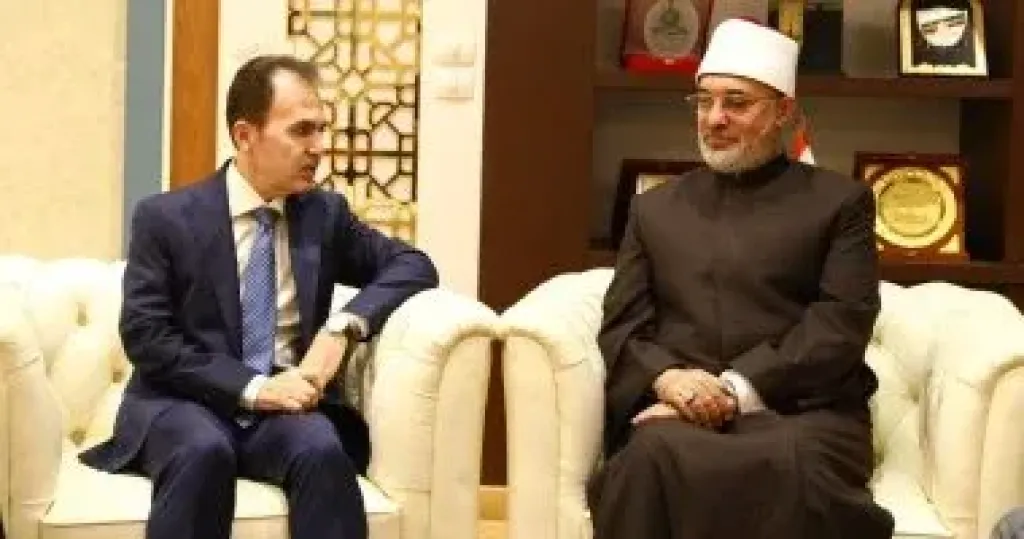 مفتى الجمهورية يستقبل وزير أوقاف كردستان العراق لبحث أوجه التعاون المشترك