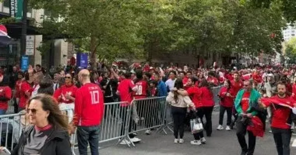 جماهير مصر تتوافد إلى ملعب مباراة إيران في كأس العالم 2026