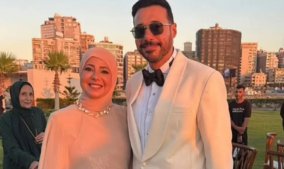 «في بيتنا عريس وعروسة قمر».. شقيقة أحمد السعدني تحتفل بزواجه من ميرنا الهلباوي