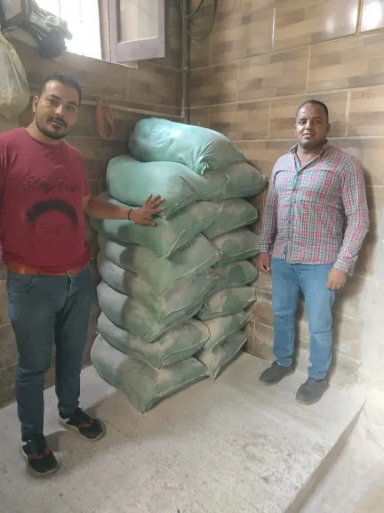 محافظ أسيوط: 4 أطنان دقيق بلدي مدعم بمركز الفتح قبل تهريبها للسوق السوداء