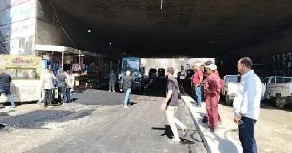 رصف شارع ناهيا فى بولاق الدكرور.. وحملات للنظافة وإزالة الإشغالات