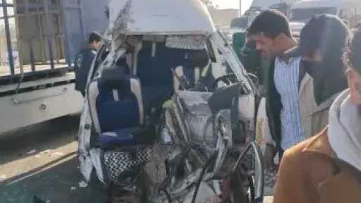 إصابة 12 شخص فى حادث سير بصحراوى البحيرة
