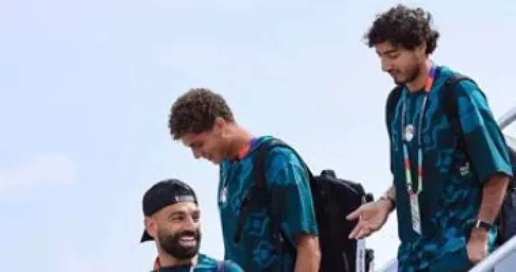 وصول بعثة منتخب مصر إلى أتلانتا استعدادا لمواجهة الأرجنتين