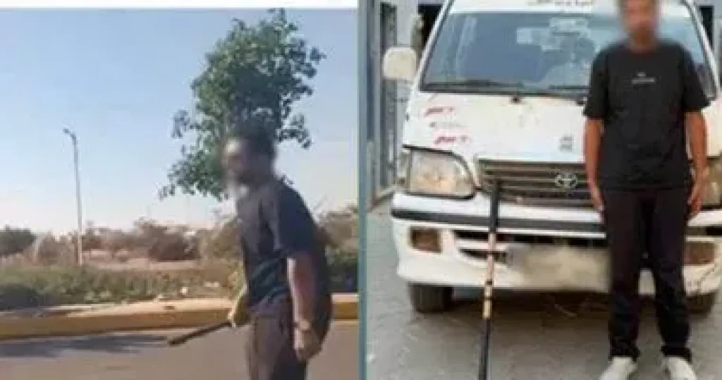 الداخلية تكشف ملابسات إحداث سائق ميكروباص تلفيات بملاكي
