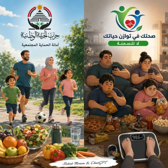 ”الجبهة الوطنية” تعقد حملة صحية للوقاية من السمنة
