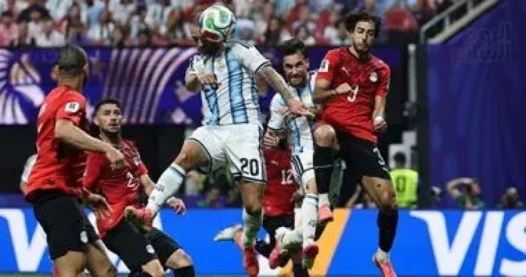 لونيل ميسى يدرك التعادل للأرجنتين فى مرمى مصر بالدقيقة 83 ( 2-2)