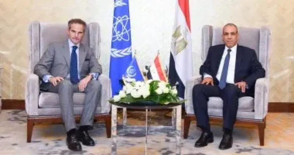 وزير الخارجية يلتقى المدير العام للوكالة الدولية للطاقة الذرية بمدينة العلمين