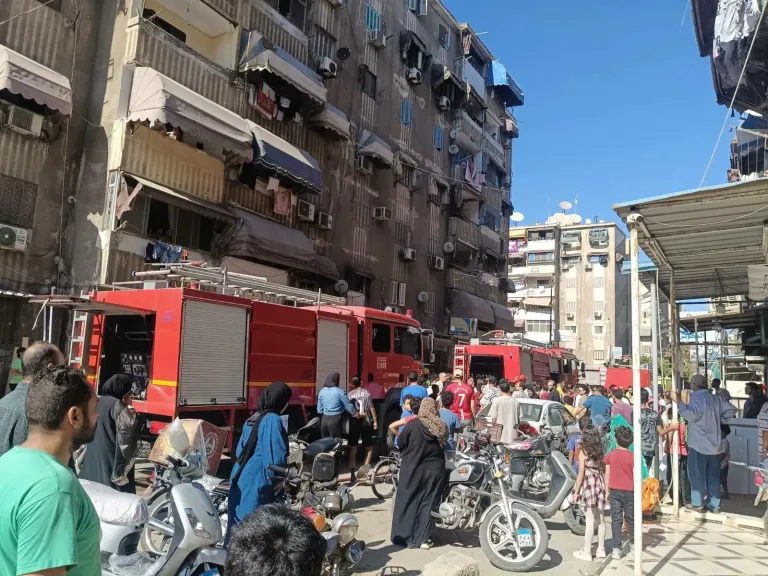 حالتا اختناق في حريق وحدة سكنية بـ ضواحي بورسعيد