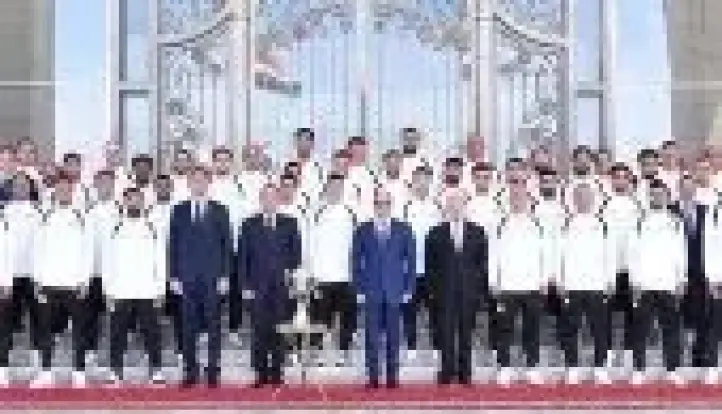 الرئيس السيسى يرحب بالمنتخب: بنعبر عن تقديرنا واحترامنا وفخرنا بيكم