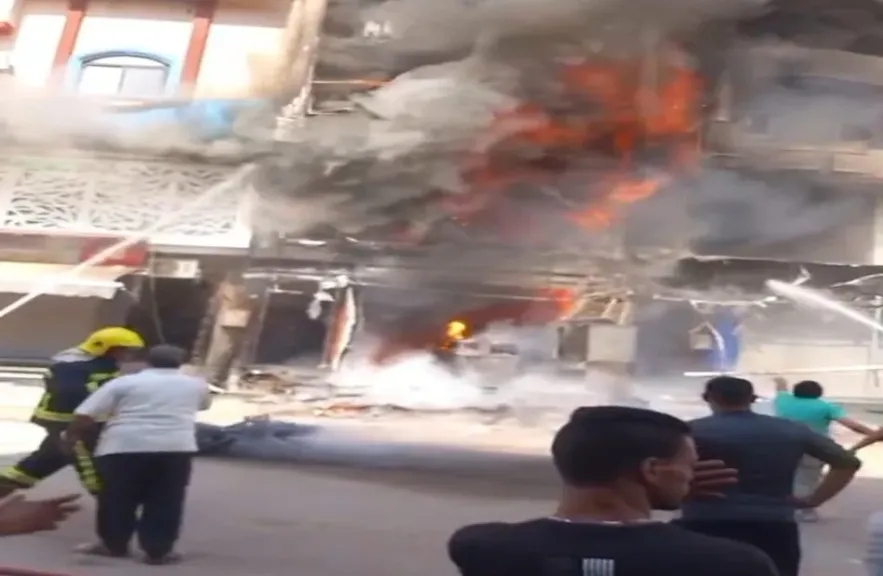 النيابة الإدارية تحقق في ملابسات حريق مطعم بالجيزة