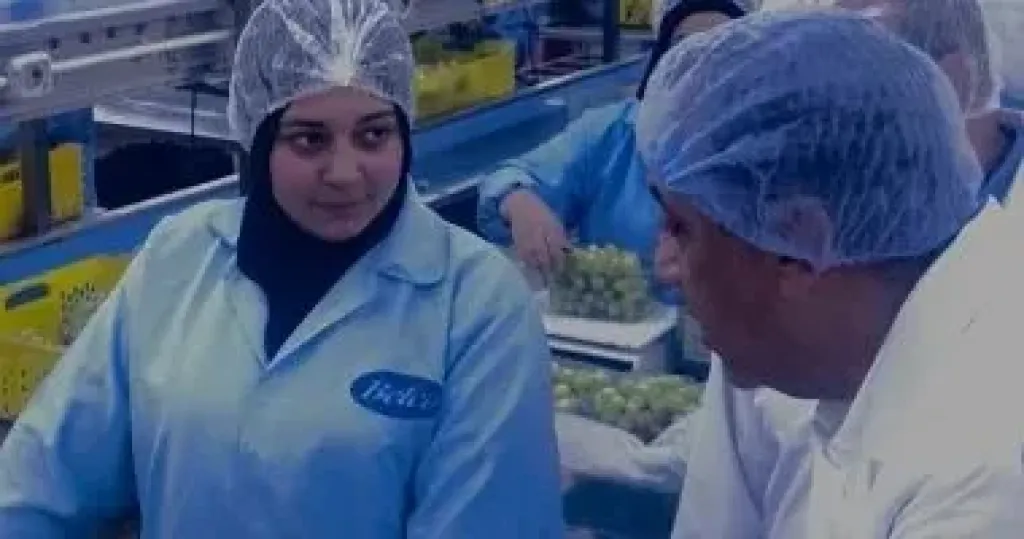 الشغل أخباره إيه.. حوار ودي بين مدبولى وإحدى العاملات بمصنع لتصدير العنب
