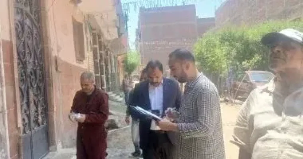 جهاز أكتوبر الجديدة يحبط محاولة بناء مخالفة بمنطقة ”ابني بيتك 6”