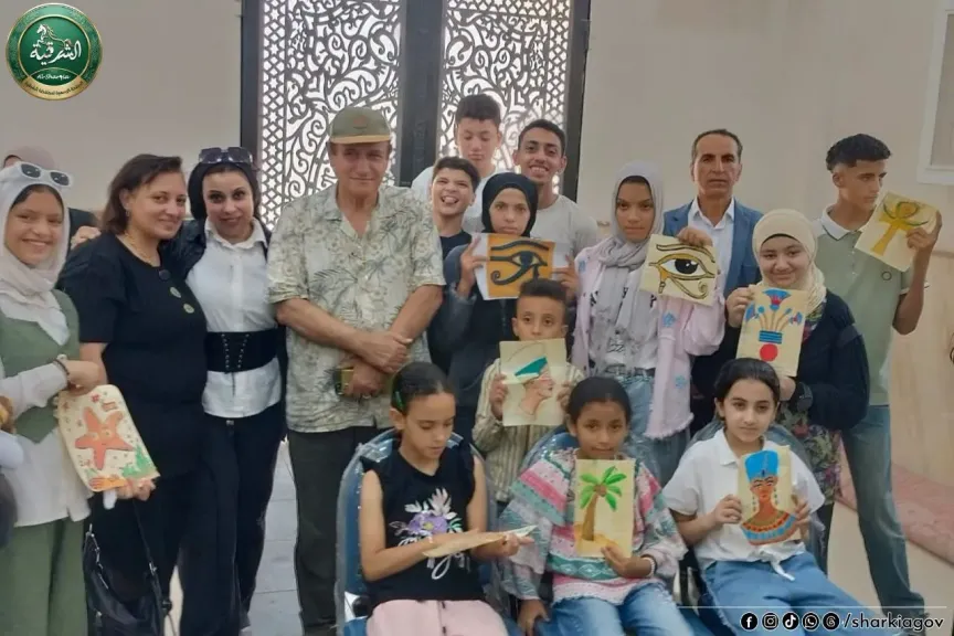محافظ الشرقية تنفيذ ٥ورش عمل لأصحاب حرفة البردي ولذوى الهمم بالقراموص