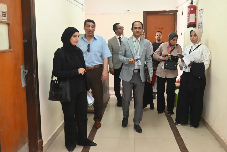 جامعة أسيوط تواصل تعزيز ثقافة الاستدامة من خلال جولاتها الدورية لمتابعة تطبيق الممارسات