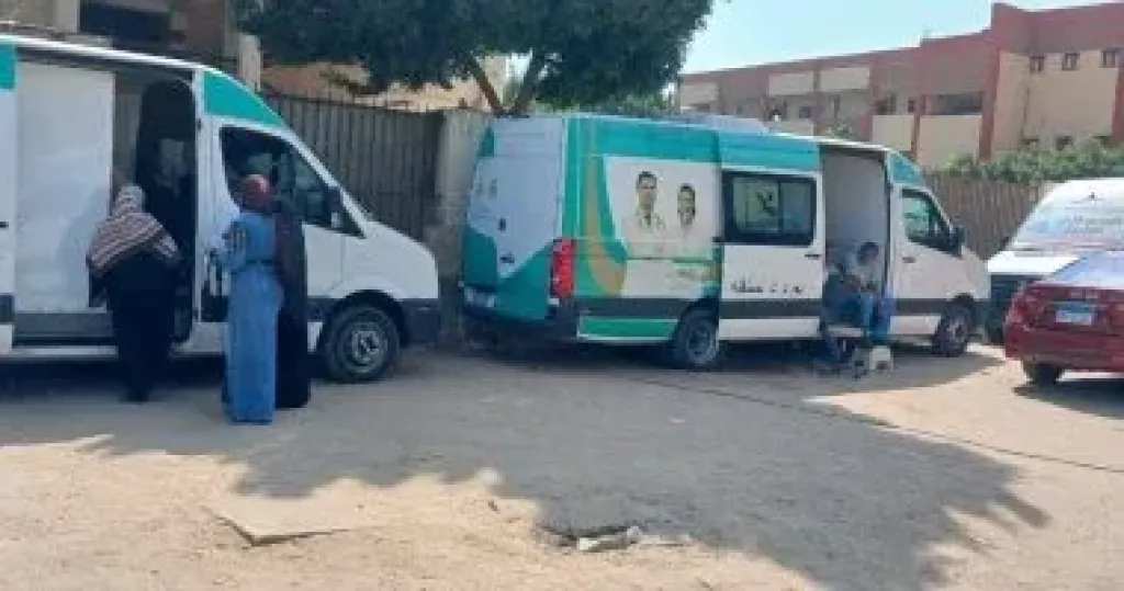 مديرية الصحة بالجيزة تطلق قافلة شاملة مجانية بمنشأة القناطر