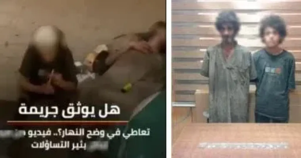 الداخلية تضبط جامعى قمامة لتعاطيهما المخدرات بالجيزة