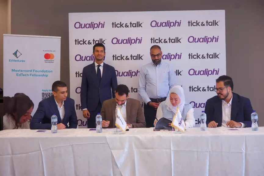 شركة Qualiphi توقع شراكة استراتيجية مع Tick amp; Talk بالجامعة البريطانية لتقديم حلول التقييم المهني وتطوير وتقييم المهارات المعتمدة على الذكاء الاصطناعي لملايين الطلاب في المنطقة